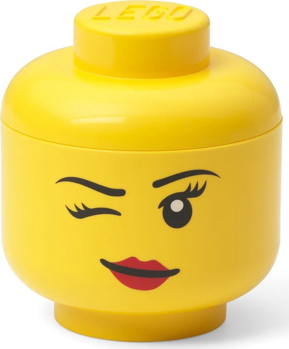 LEGO opberghoofd - klein (knipogend)