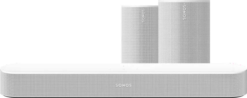 Sonos Beam Gen2 Wit + Era 100 SL Duopack Wit