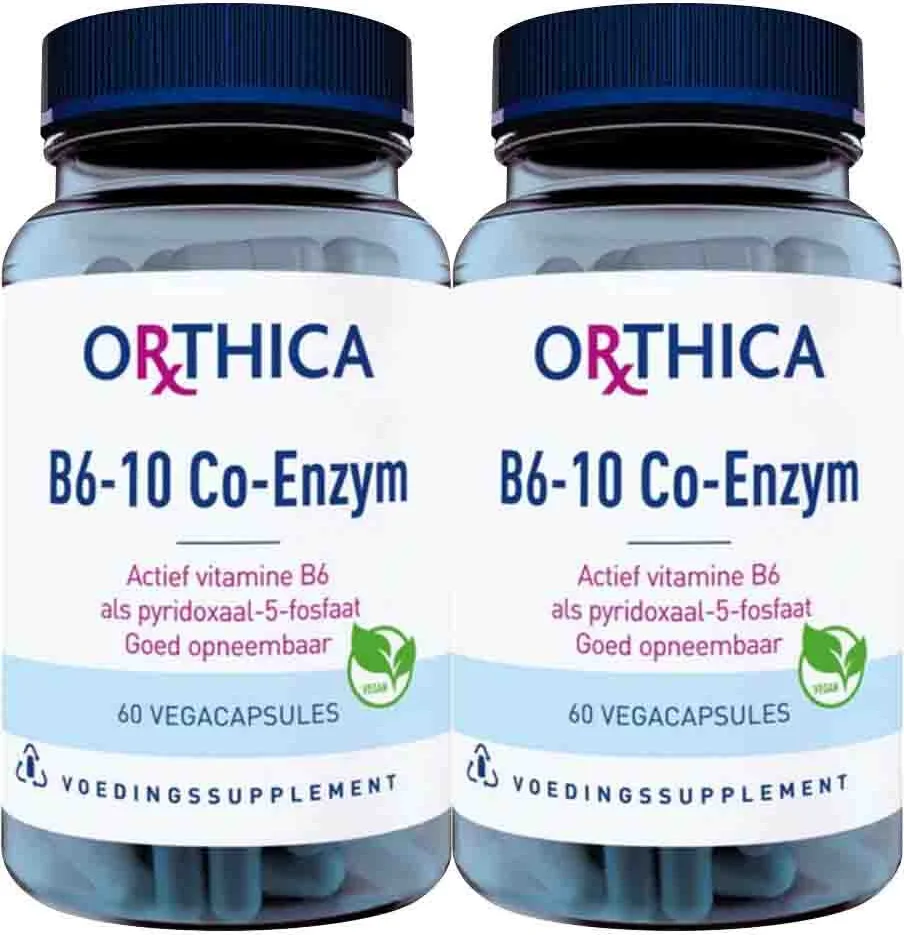 2x Orthica B6-10 Co-Enzym 60 tabletten