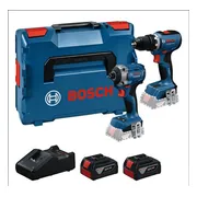 Bosch Professional Accu combiset 2-delig GSR 18V-65 + GDR 18V-215 18V 5.0Ah in L-Boxx - 0615A50090
