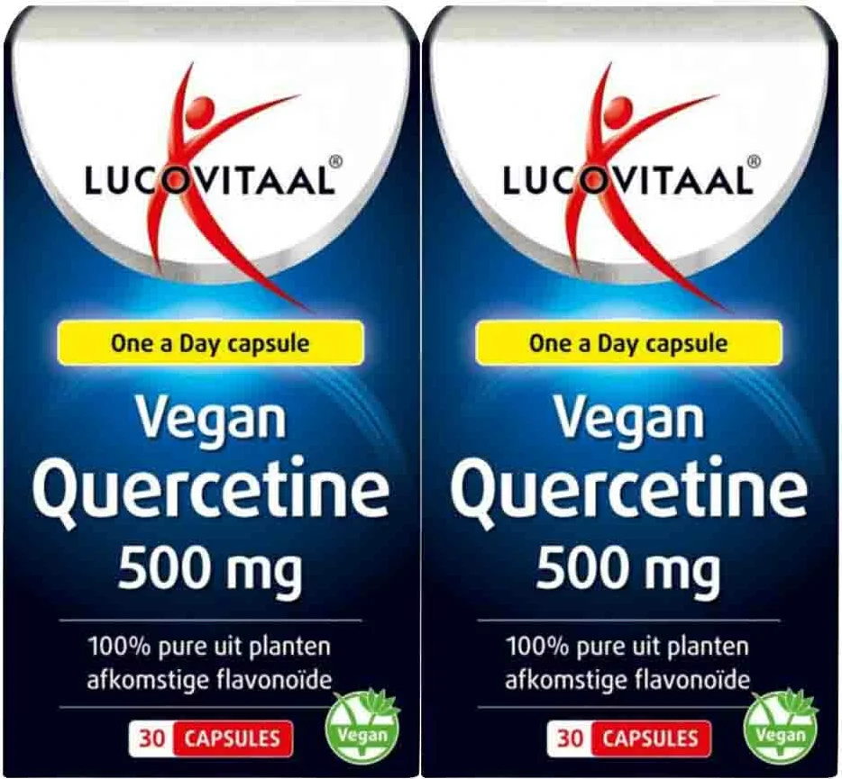 2x Lucovitaal Quercetine 500mg 30 capsules