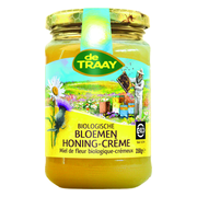 De Traay Biologische Bloemen Honing-Cremé 350GR