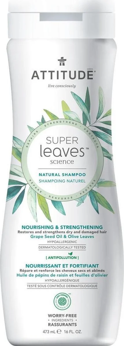 Attitude Super Leaves Shampoo Nourishing & Strengthening 473ML