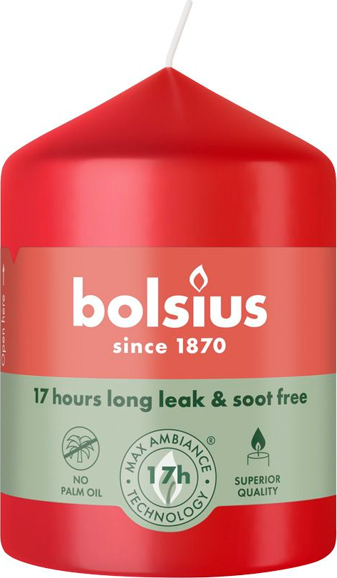 Bolsius Stompkaars Delicate Red