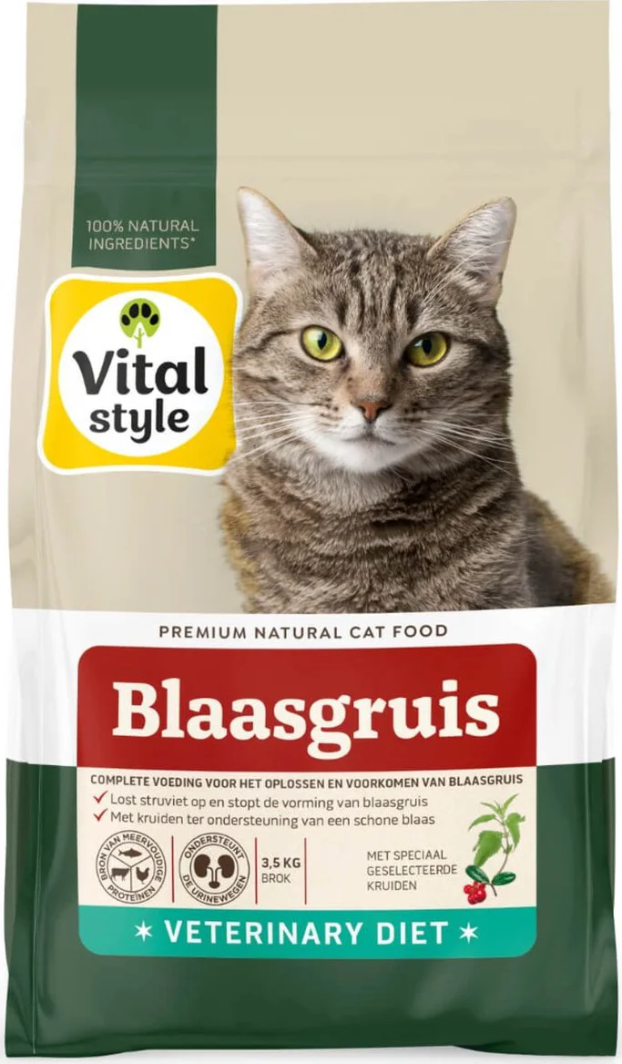 Vitalstyle Blaasgruis Kattenvoer 3,5 kg
