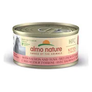48x Almo Nature HFC Complete Kattenvoer Nat Kitten Zalm & Tonijn 70 gr