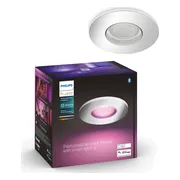 Philips Hue Xamento badkamer inbouwspot White and Color - Chroom - Rond