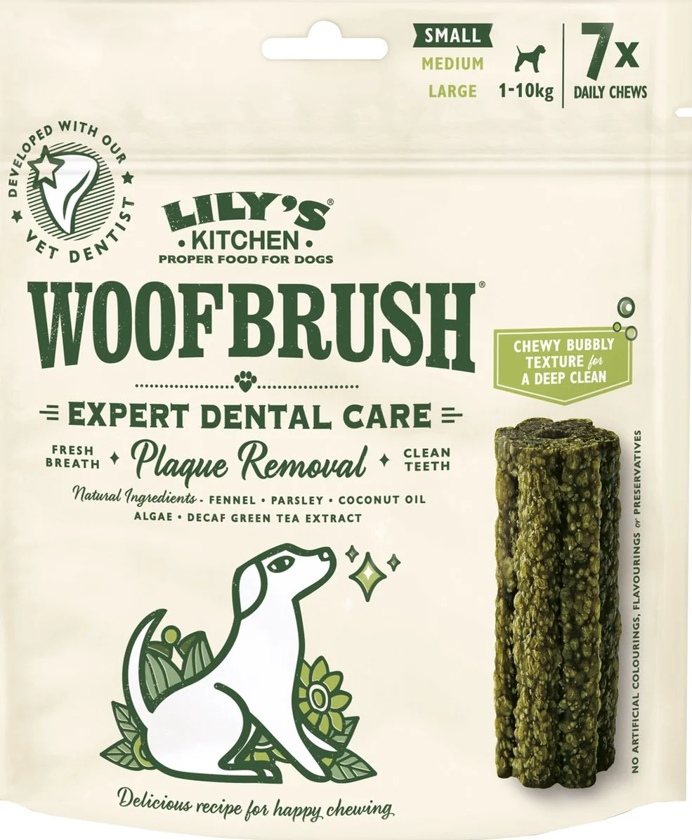 Lily's Kitchen Hondensnack Woofbrush S 7x22 gr