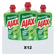 12x Ajax Allesreiniger Limoen 1,25 liter