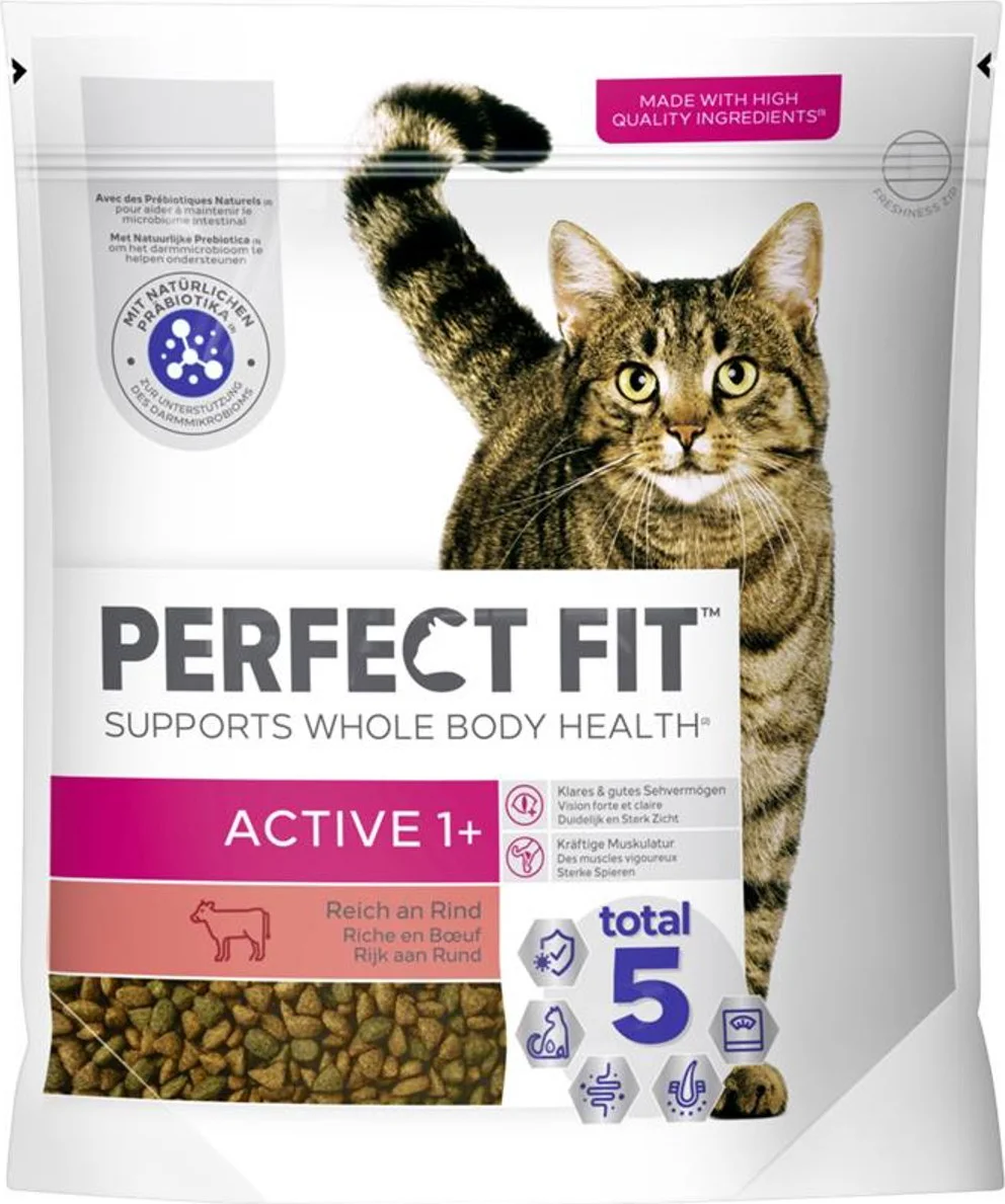 Perfect Fit Droogvoer Adult Active Rund 1,4 kg