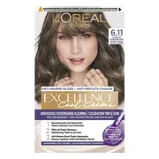2x L'Oréal Excellence Cool Crème Permanente Crèmekleuring 6.11 - Ultra As Donkerblond