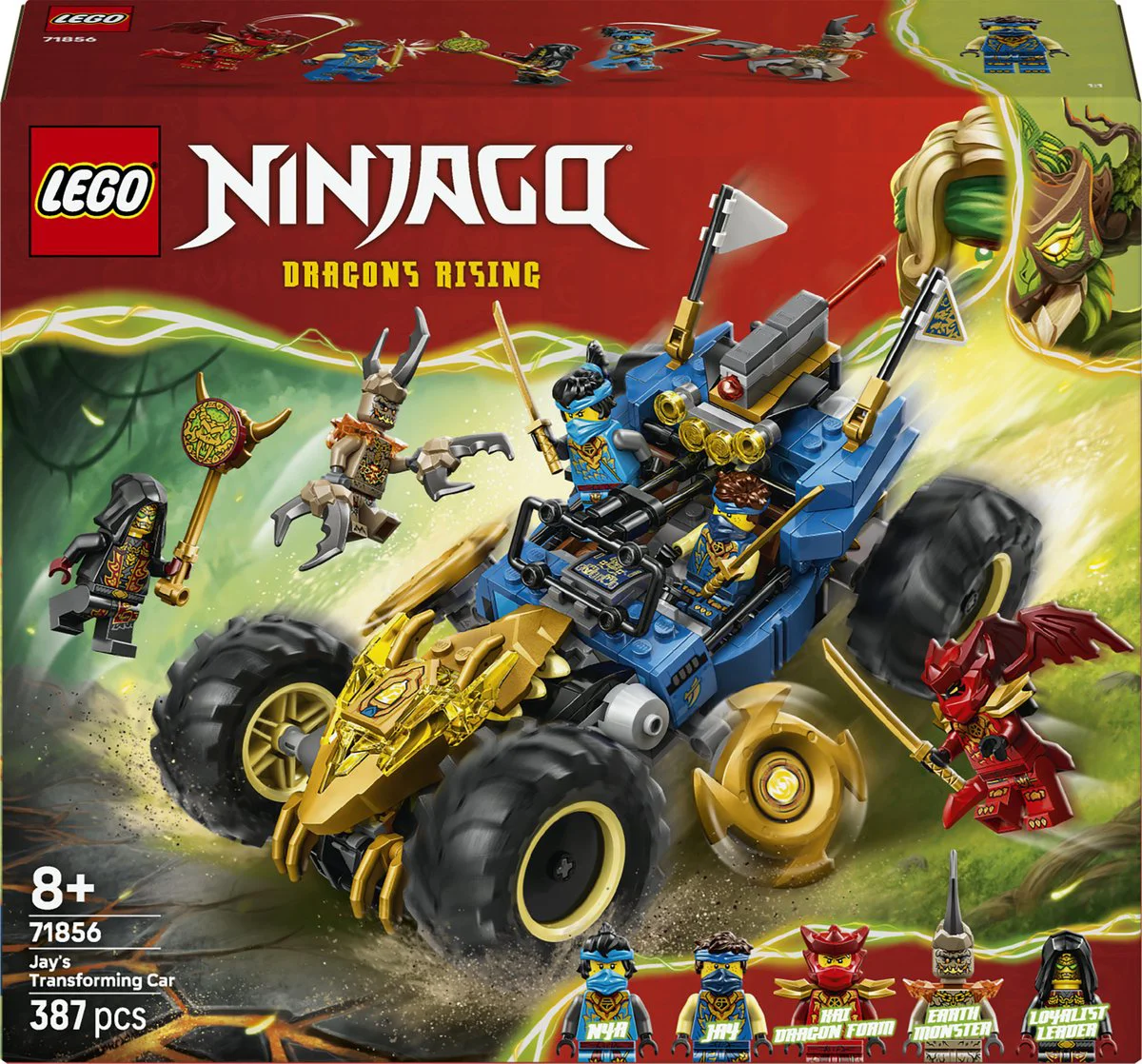 LEGO Ninjago Jay's transformerende auto 71856