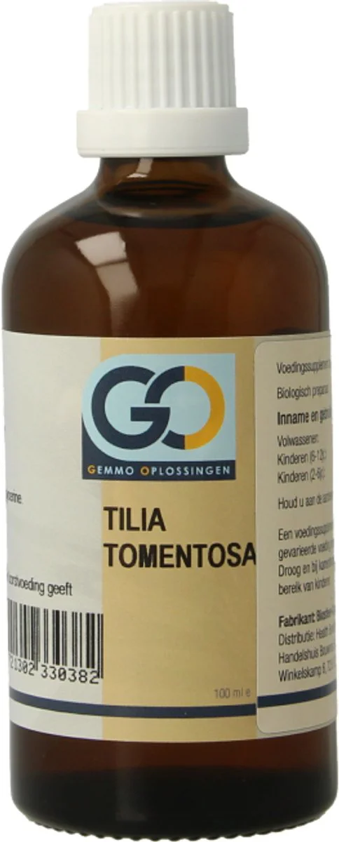 GO Gemmo Oplossingen Tilia Tomentosa Bio Tinctuur 100ML