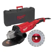 Milwaukee AG 22-230 Diamantset Haakse Slijpmachine 2200 W in koffer - 4933440292
