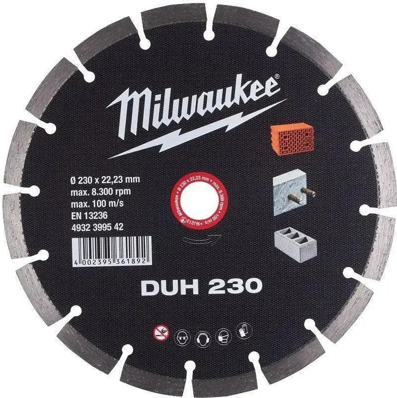 Milwaukee Diamantdoorslijpschijven DUH DUH 230 mm 1 st - 4932399542