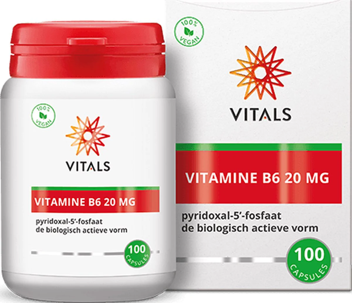 Vitals B6 Pyridoxaal Fosfaat 100 capsules