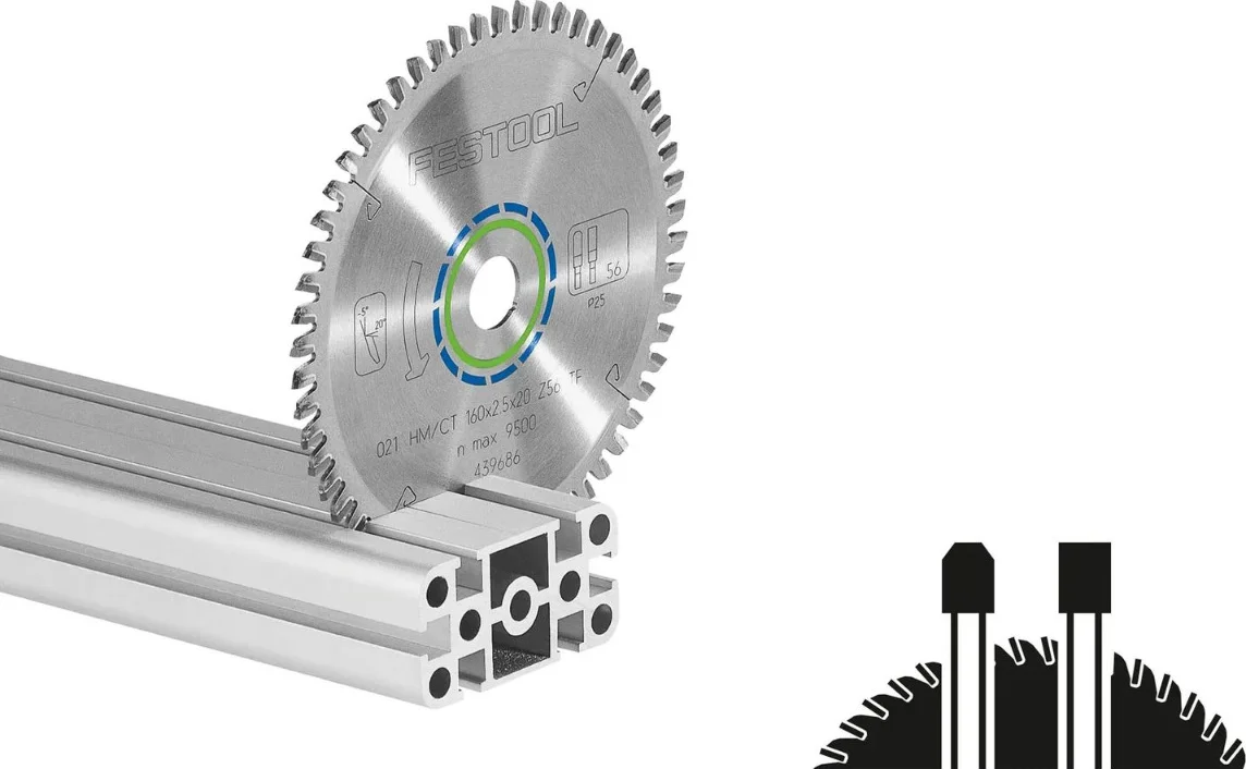 Festool Cirkelzaagblad voor Aluminium | Aluminium/Plastics | Ø 225mm Asgat 30mm 68T - 488291