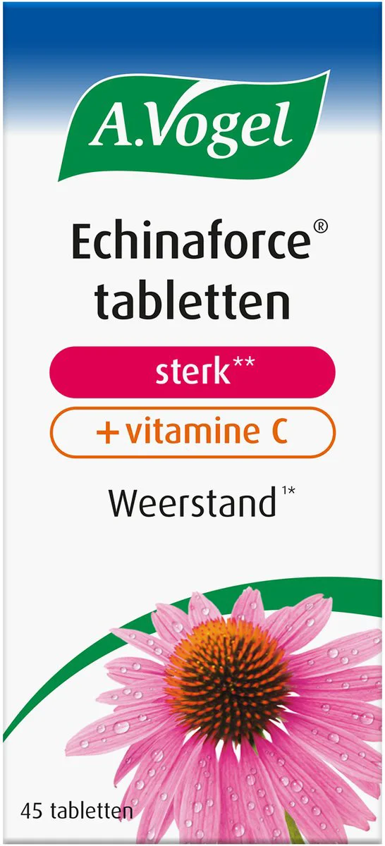 A.Vogel Echinaforce sterk** + Vitamine C Tabletten 45ST