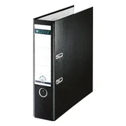 Leitz 180° Kunststof Ordner - 90% gerecycled karton - 30% pre-consumer gerecycled plastic - Rugbreedte van 82 mm - A4 - Zwart