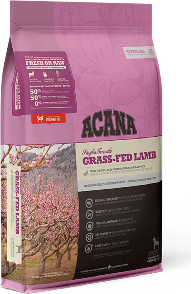 Acana Hondenvoer Singles Grass-Fed Lamb 6 kg