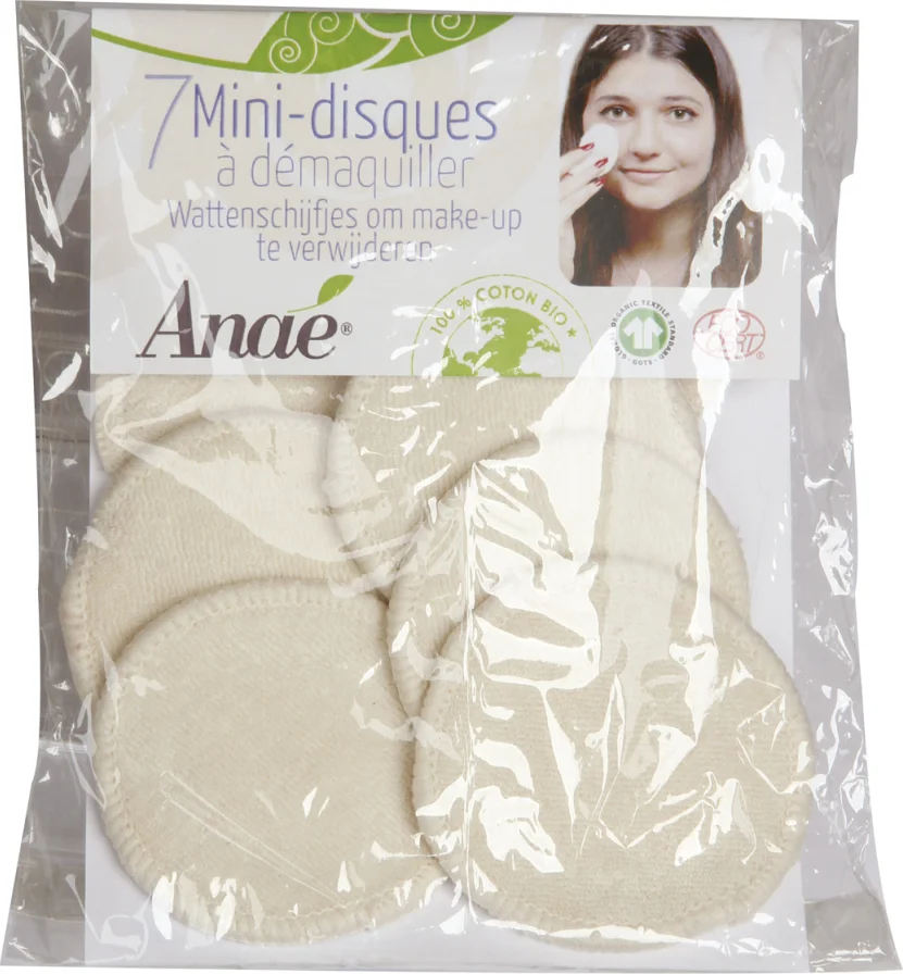 Anae Wasbare Mini Wattenschijfjes 7ST