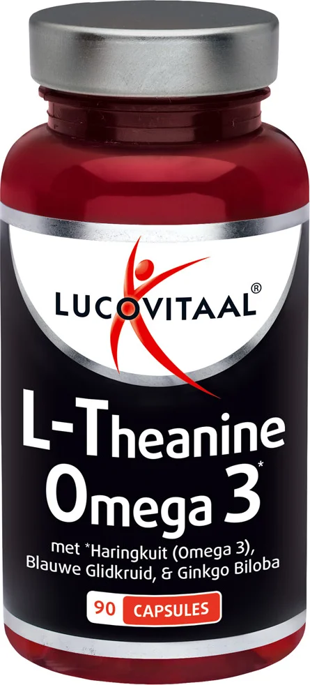 3x Lucovitaal L-theanine Omega 3 90 capsules