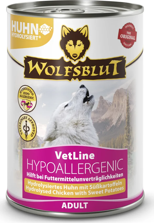 Wolfsblut VetLine Hypoallergenic Hydrolysed Kip 395 gr