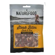 8x Rosewood Naturefood Steak Bites Eend & Koolvis 100 gr