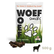 Woef Woef Hondensnack Lamslong Trainers L 500 gr
