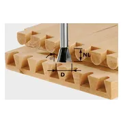 Festool HS S8 D13,8/13,5/15° Zwaluwstaartfrees - 490991