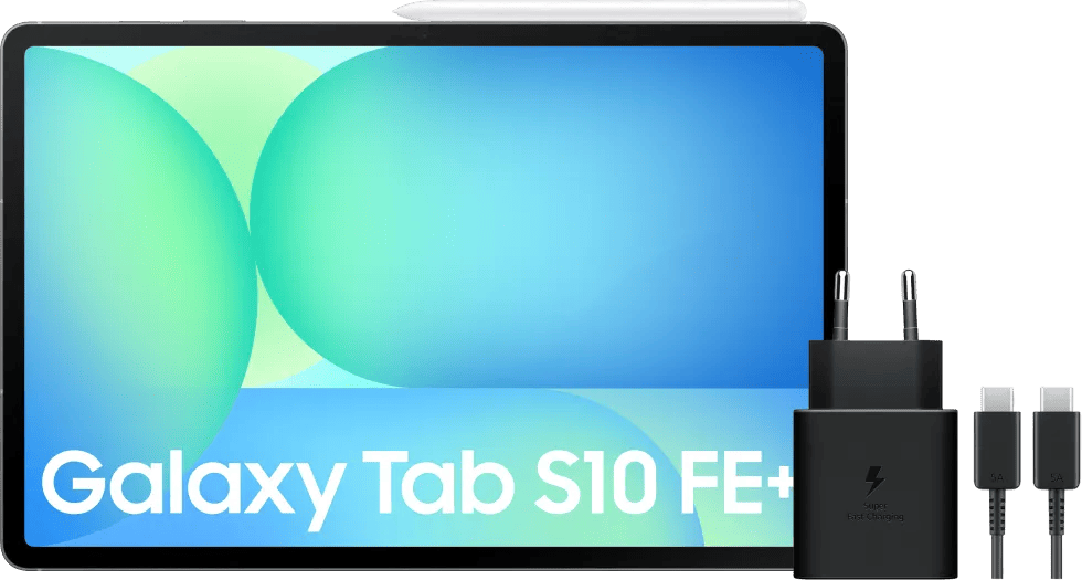 Samsung Galaxy Tab S10 FE Plus 13,1 inch 256GB Wifi Grijs + Oplaadpakket