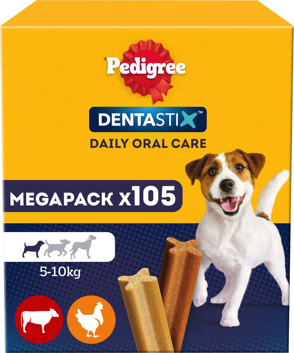 Pedigree Hondensnack Multipack Dentastix Mini 105 stuks