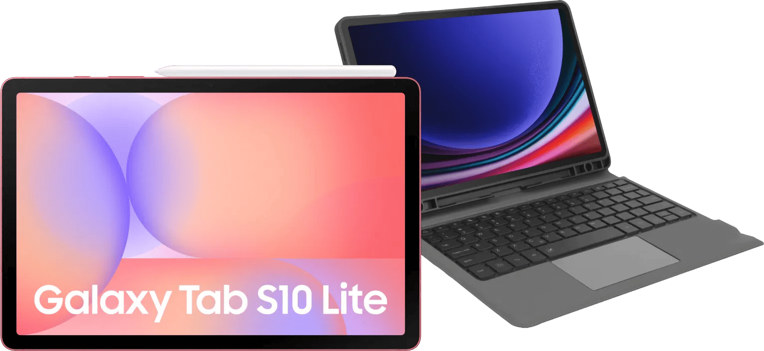 Samsung Galaxy Tab S10 Lite 10,9 inch 128GB Wifi Rood + Toetsenbord Hoes QWERTY