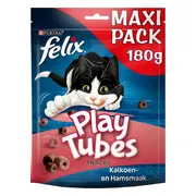 Felix Kattensnack Play Tubes Kalkoen - Ham 180 gr