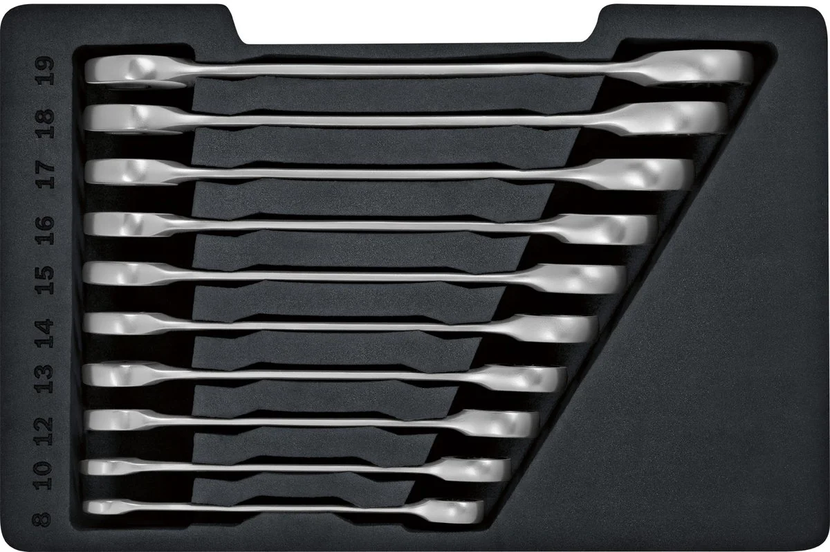 Bosch Professional Ringsteeksleutelset met ratel 10-delig - 1600A02AU0