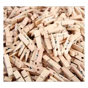 Mini Wasknijpers - Hout - 2,5 cm - 200 stuks