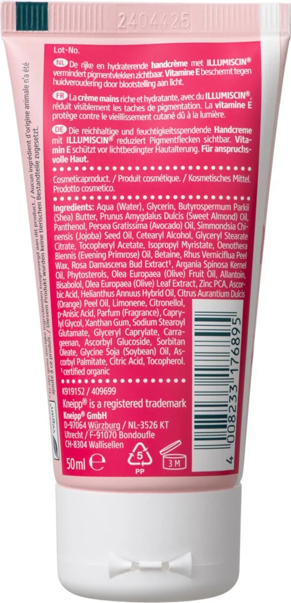8x Kneipp Handcrème Embrace Life 50 ml