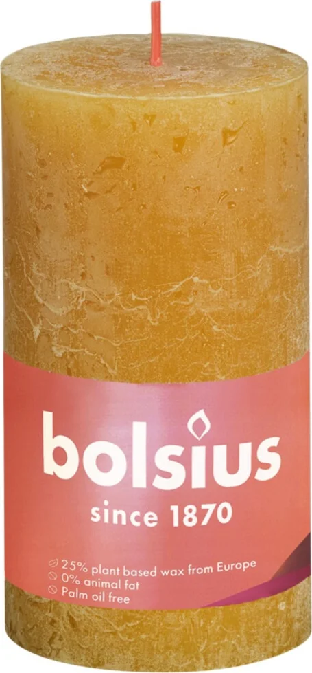 Bolsius Stompkaars Geel 13 cm