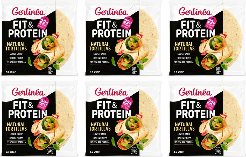 6x Gerlinea Wrap Naturel 160 gr