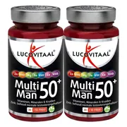 2x Lucovitaal Multi Man Compleet 50+ Met Ginkgo Biloba 40 capsules