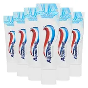 6x Aquafresh Tandpasta Whitening Mini 15 ml