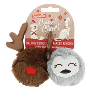 Rosewood Hondenspeelgoed Cupid & Comet Rendier & Pinguïn Duo 2 stuks