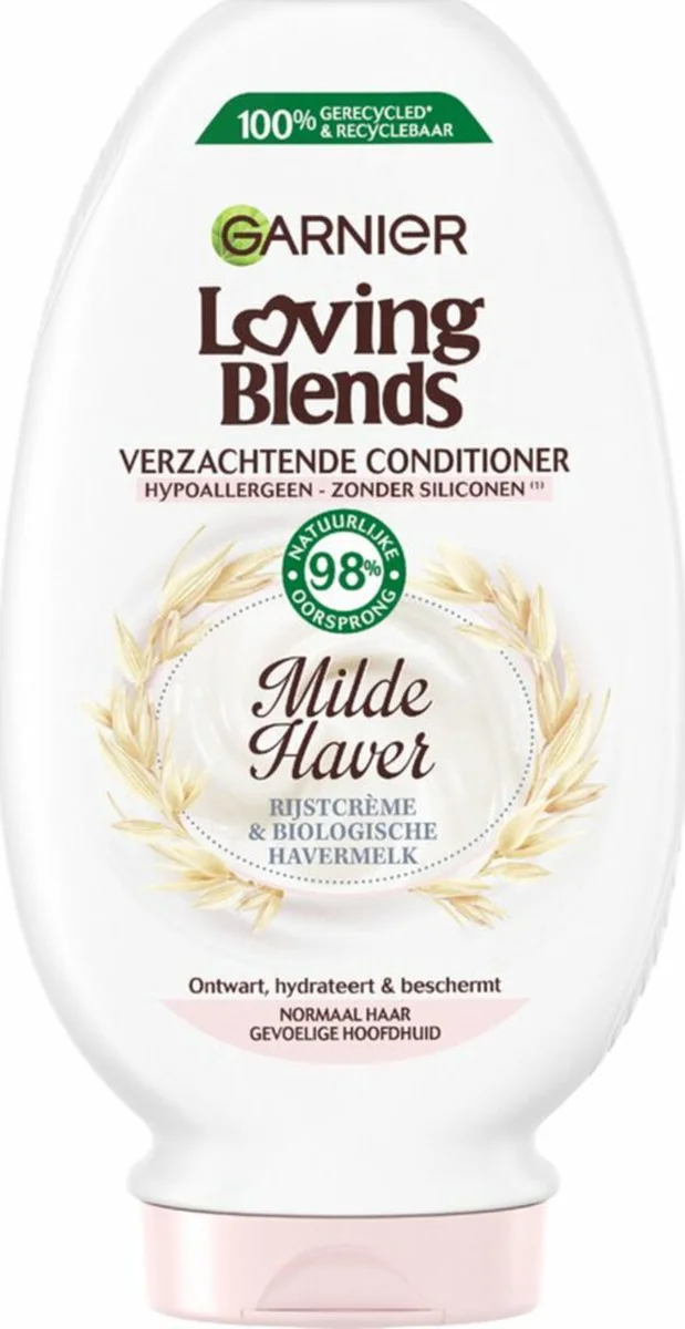 3x Garnier Loving Blends Milde Haver Conditioner 250 ml