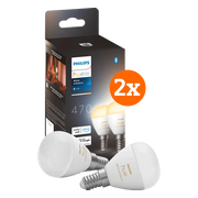 Philips Hue Luster kogellamp White Ambiance E14 4-pack