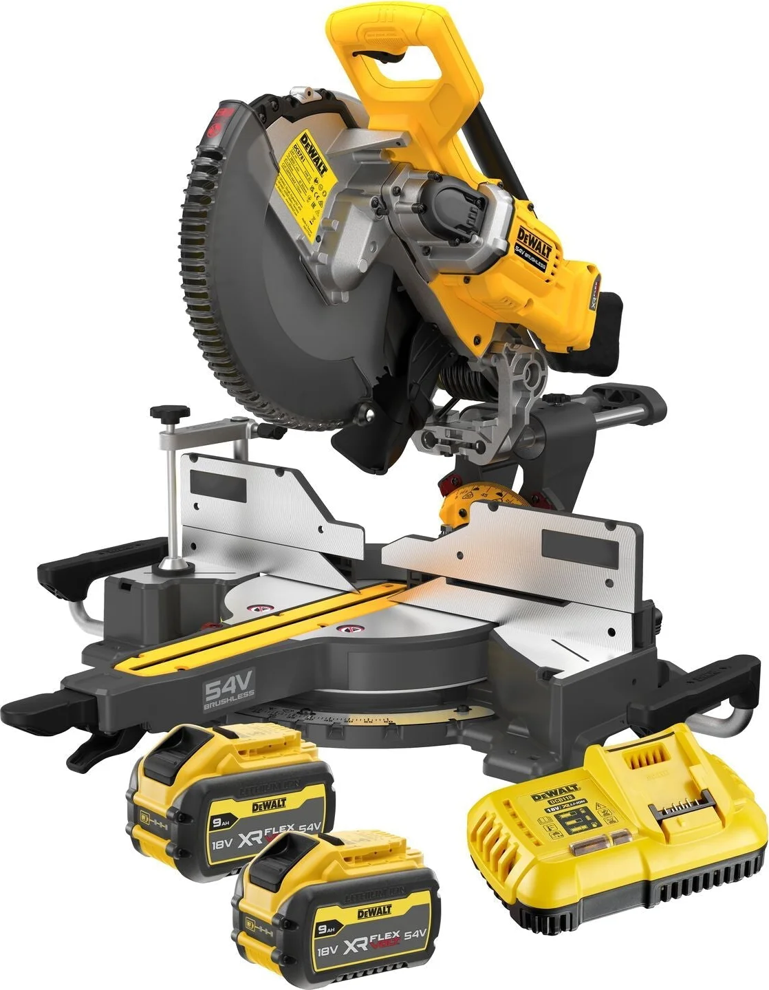 DeWALT DCS781X2 Accu Afkort-/Verstekzaag 305mm 54V XR FlexVolt 9.0Ah