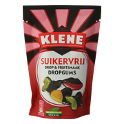 Klene Dropgums Suikervrij 105GR