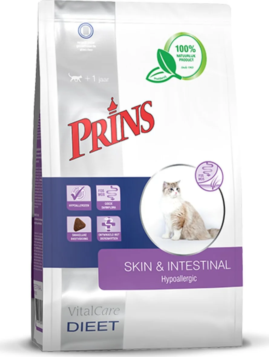 Prins VitalCare Veterinary Diet Skin Support Kattenvoer 5 kg