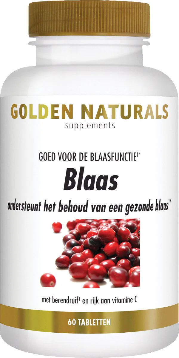 Golden Naturals Blaas Vegan 60 tabletten