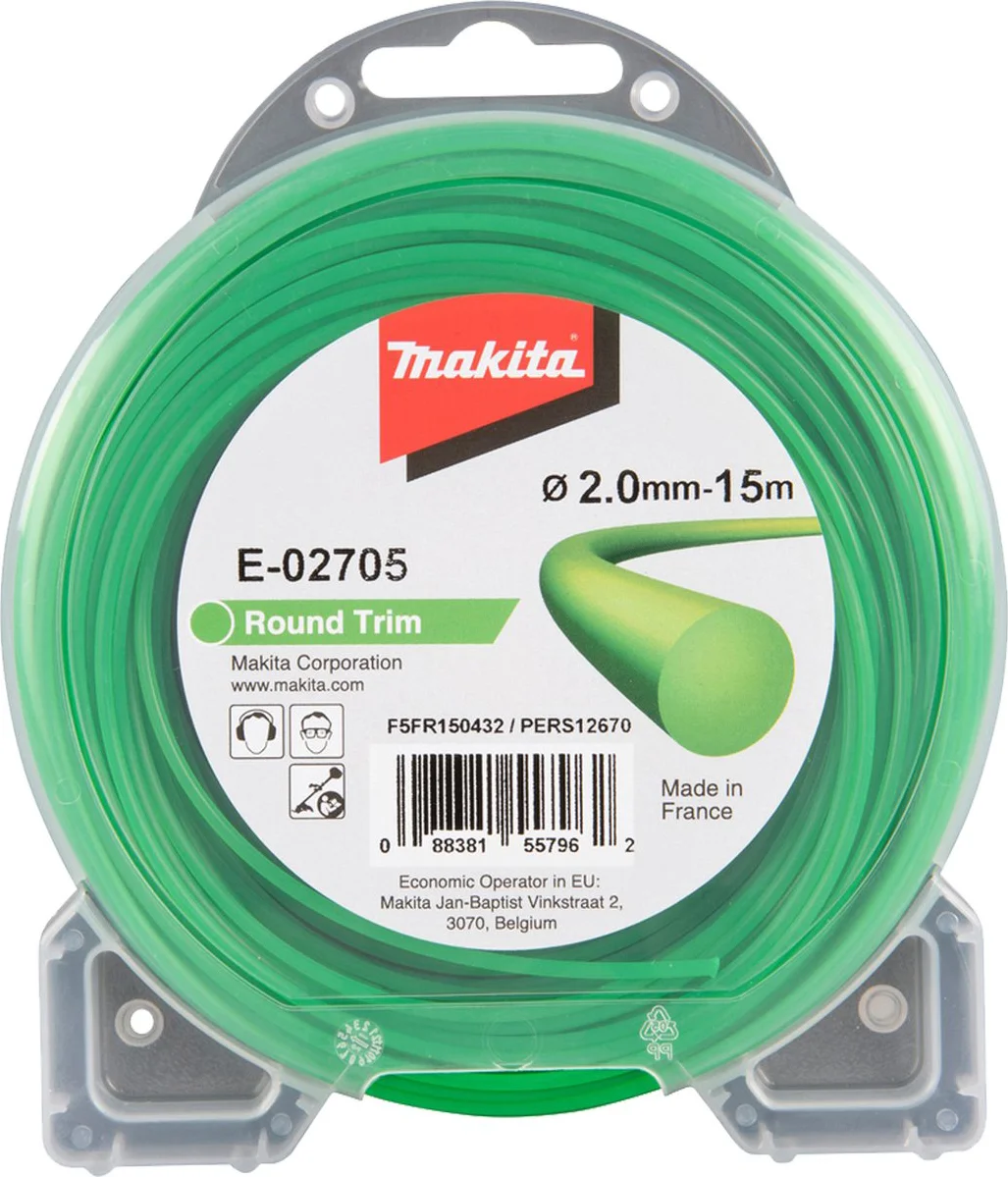 Makita E-02705 maaidraad rond nylon 15m