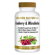 Golden Naturals Cranberry & Microbiotica 60 vegacapsules